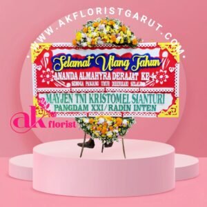 Karangan Bunga Selamat Ulang Tahun Garut dengan Desain Elegan dan Berkesan