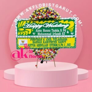 Bunga Papan  Happy Wedding