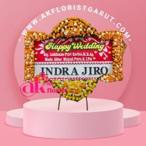 Bunga Papan  Happy Wedding