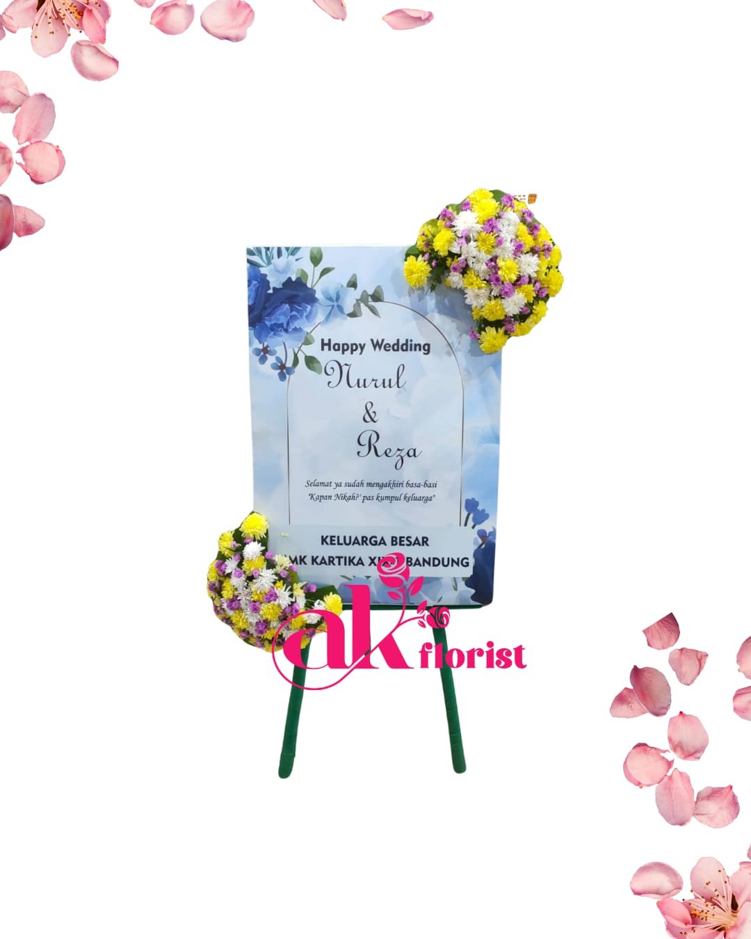 Karangan Bunga Mini 1x1m