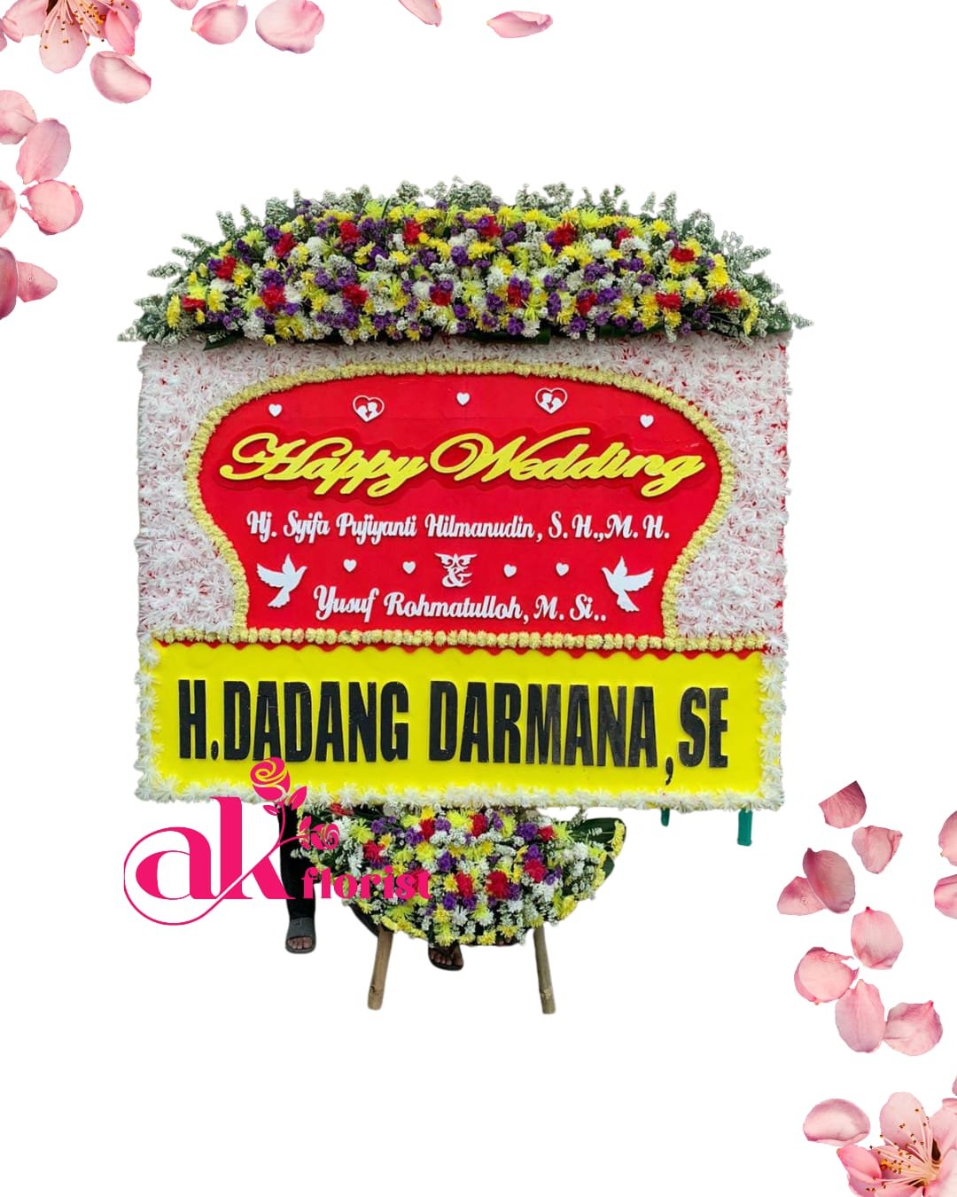 Karangan Bunga Wedding Garut Ak Florist