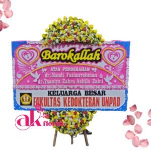 KARANGAN BUNGA WEDDING GARUT