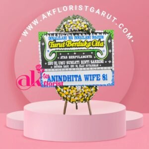 Karangan Bunga Duka Cita Garut AK Florist - Papan Bunga Belasungkawa Murah dan Elegan di Garut