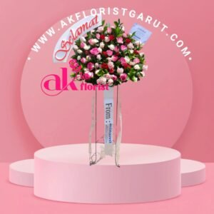Standing Flower Garut bunga segar premium untuk ucapan duka cita, grand opening, pernikahan, dan berbagai acara spesial